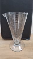 Apotheker Messbecher Glas konisch 150 ml antik