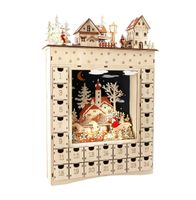 AKTION LETZTER Adventskalender zum füllen mit LED aus Holz