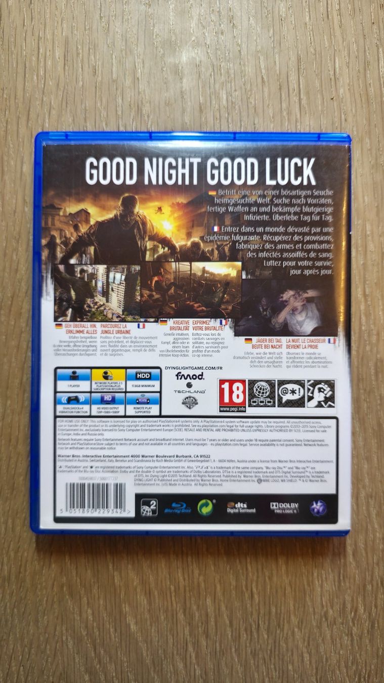 Sony Spiele: PS4, Game, PlayStation, Dying Light, OVP – Gebraucht aus Sirnach von TheMrFreeman 1