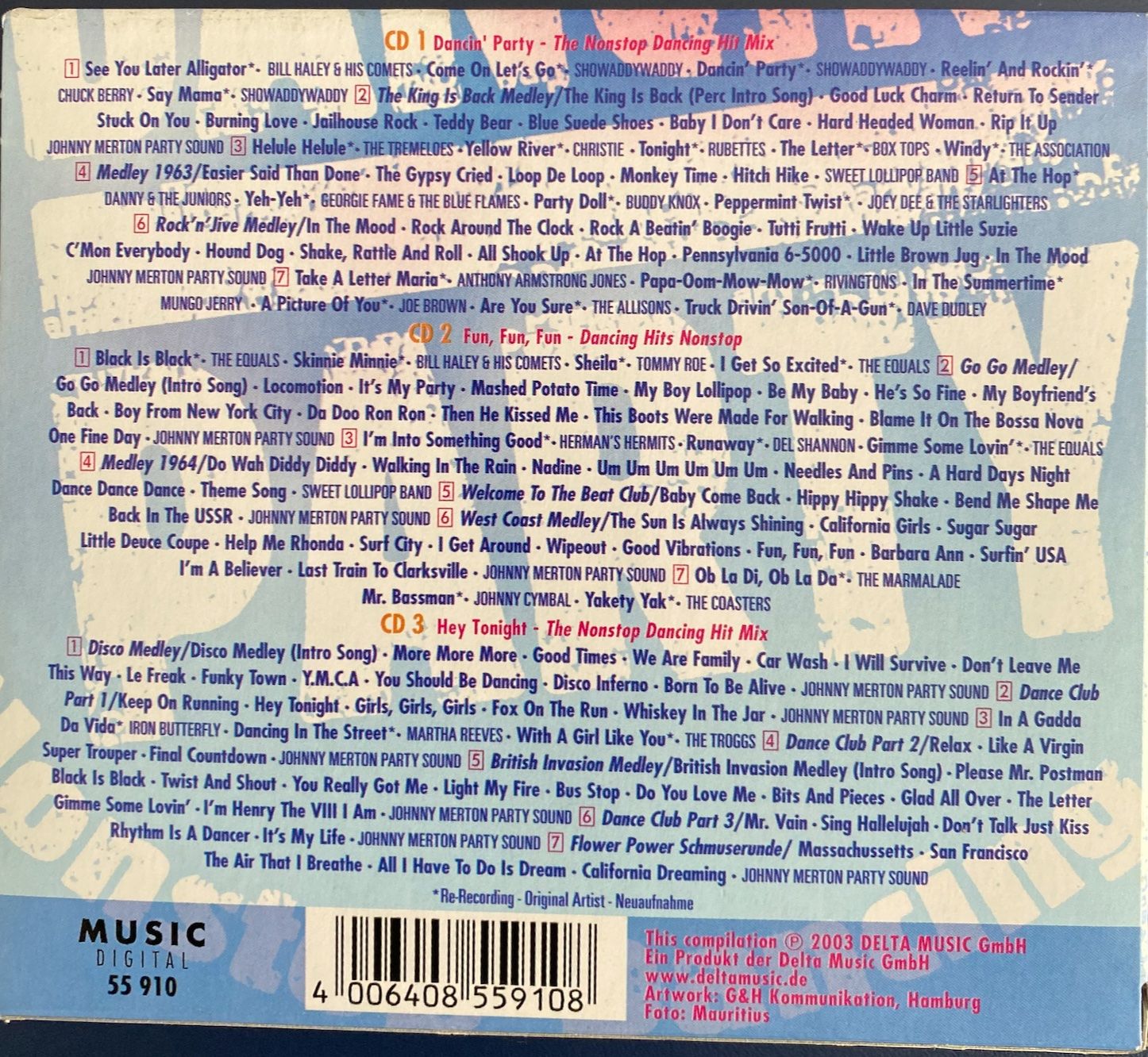 CD: Dancin' Party - The Nonstop Dancing Hit Mix - 3CDs - Top ... – Usato da Rain venduto da sempach2 1
