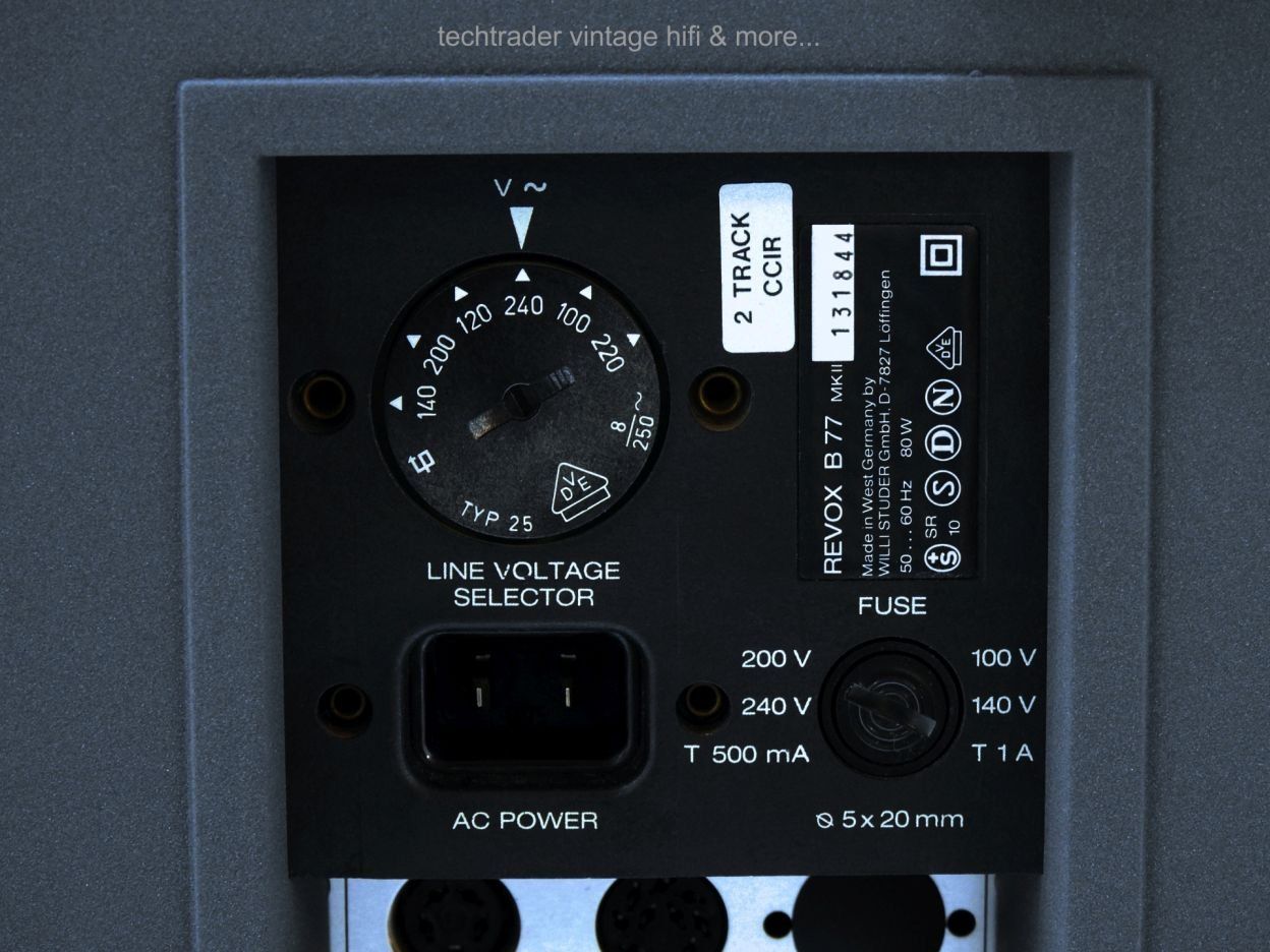 Revox Bandmaschinen: ReVox B77 MKII original, ein Stück Schweizer Audiogeschichte – Neu (gemäss Beschreibung) aus Lohn-Ammannsegg von Techtrading-GmbH 9
