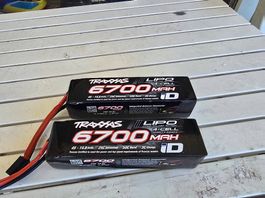 NEU 2x Akkus TRAXXAS Lipo 4S 14.8V 6700mah OP 360chf