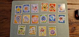 16 Pokemon Sticker verschiedene Motive guter Zustand
