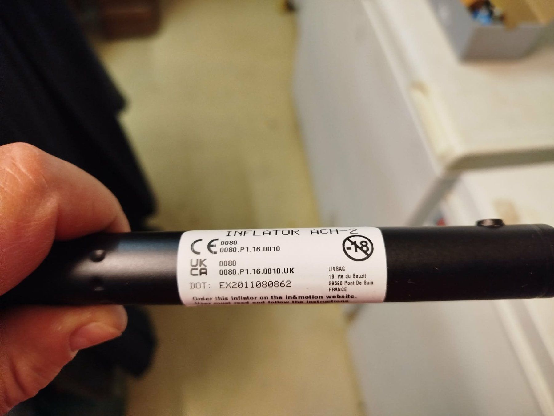 Accessori per altri veicoli: Cartouche pour airbag moto – Usato da La Chaux-de-Fonds venduto da Emmaus2300CDF 3