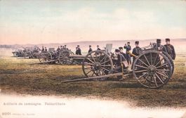 Militär // 1908 Feldartillerie Artillerie en campagne Armee