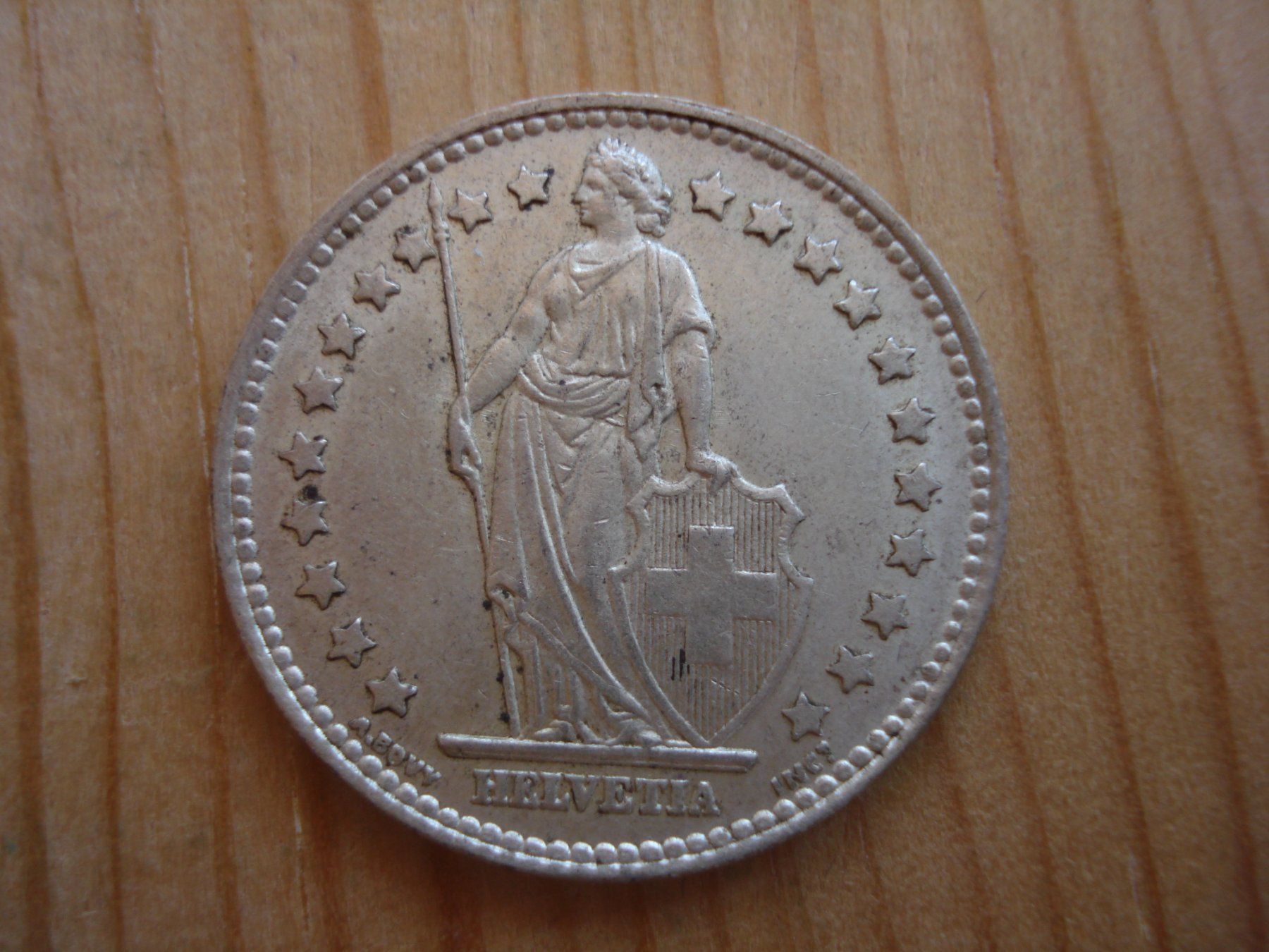 Tutti le monete: (P2) 1 Franken 1939 UNZ – Usato da Erlach venduto da Net-Coins 1