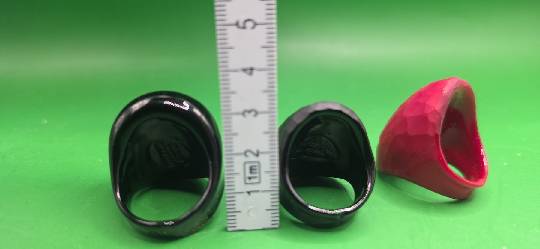 Murano Anelli: 3 Schöne Murano Glas Ringe – Usato da Zürich venduto da Daniela51 6