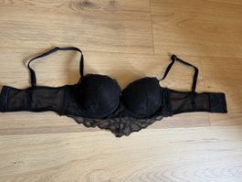 Damen BH schwarz mit Spitze gebrauchter Zustand