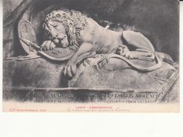 Luzern Löwendenkmal ca. 1910