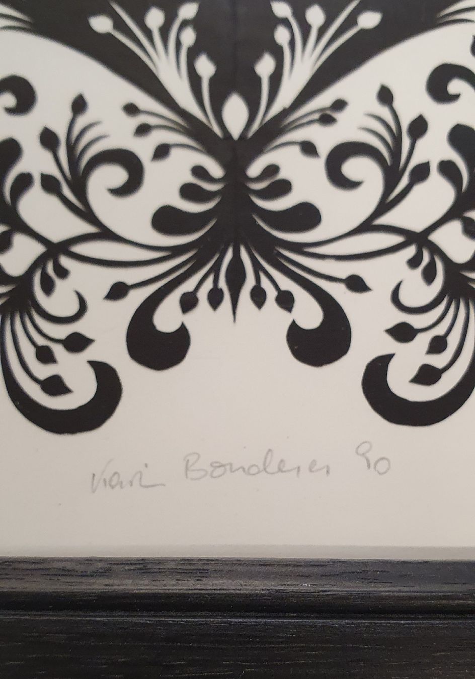 Grafiken & Lithographien: Scherenschnitt Karin Bonderer - 2er Set gerahmt – Gebraucht aus Kreuzlingen von Rschweiz1 4