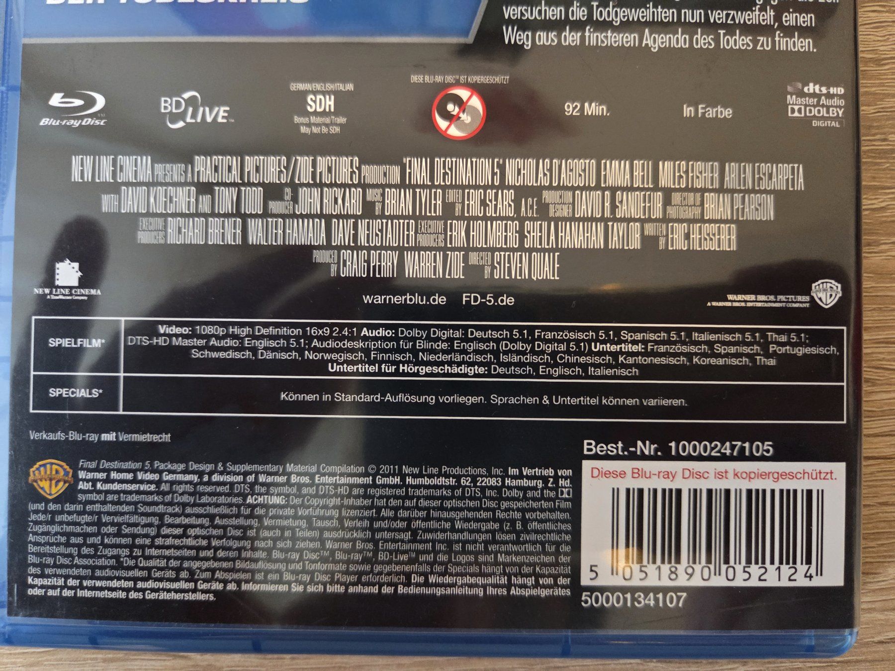 Tous les DVDs: Final Destination 5 - Blu-ray – D'occasion à Carouge GE par Franllo 2