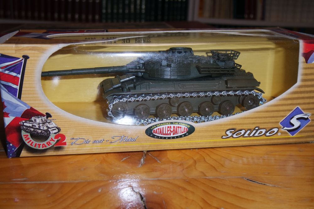 Boîte D'origine Vide Pour Solido 254 - Char AMX 10 (modèle Réduit)