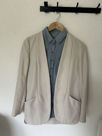 H&M Blazer in Elfenbeinweiß, Größe 34, ab 1 CHF
