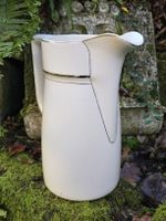 Krug Vintage Keramik, Offwhite mit Goldrand,Willeroy  Boch