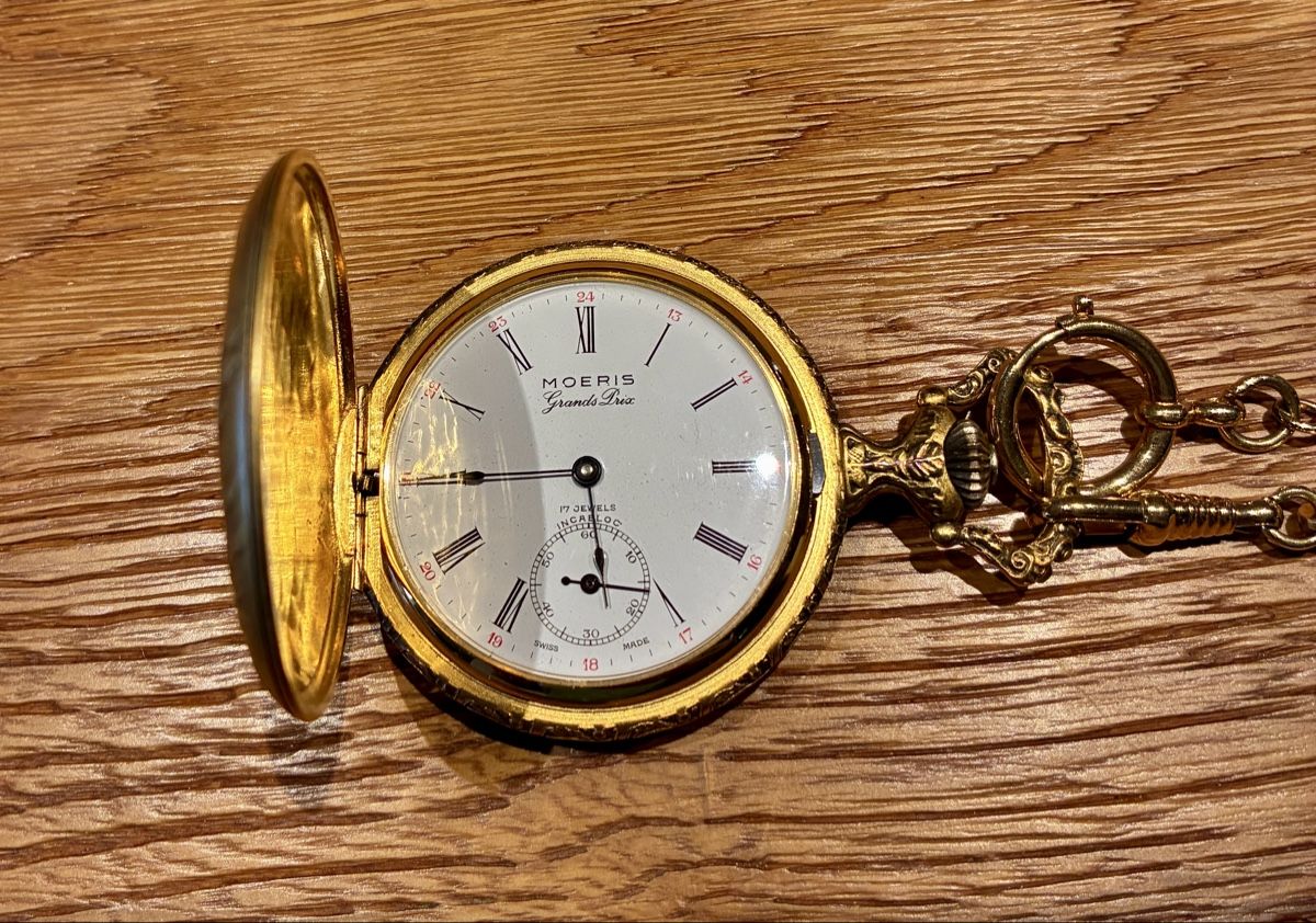 Moeris Orologi: Moeris Taschenuhr – Nuovo (secondo la descrizione) da Moleson-s-Gruyeres venduto da Mosaikplastik