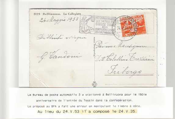 Tutti i francobolli: carte oblitération bureau poste automobile variété – Usato da Sorvilier venduto da carose01