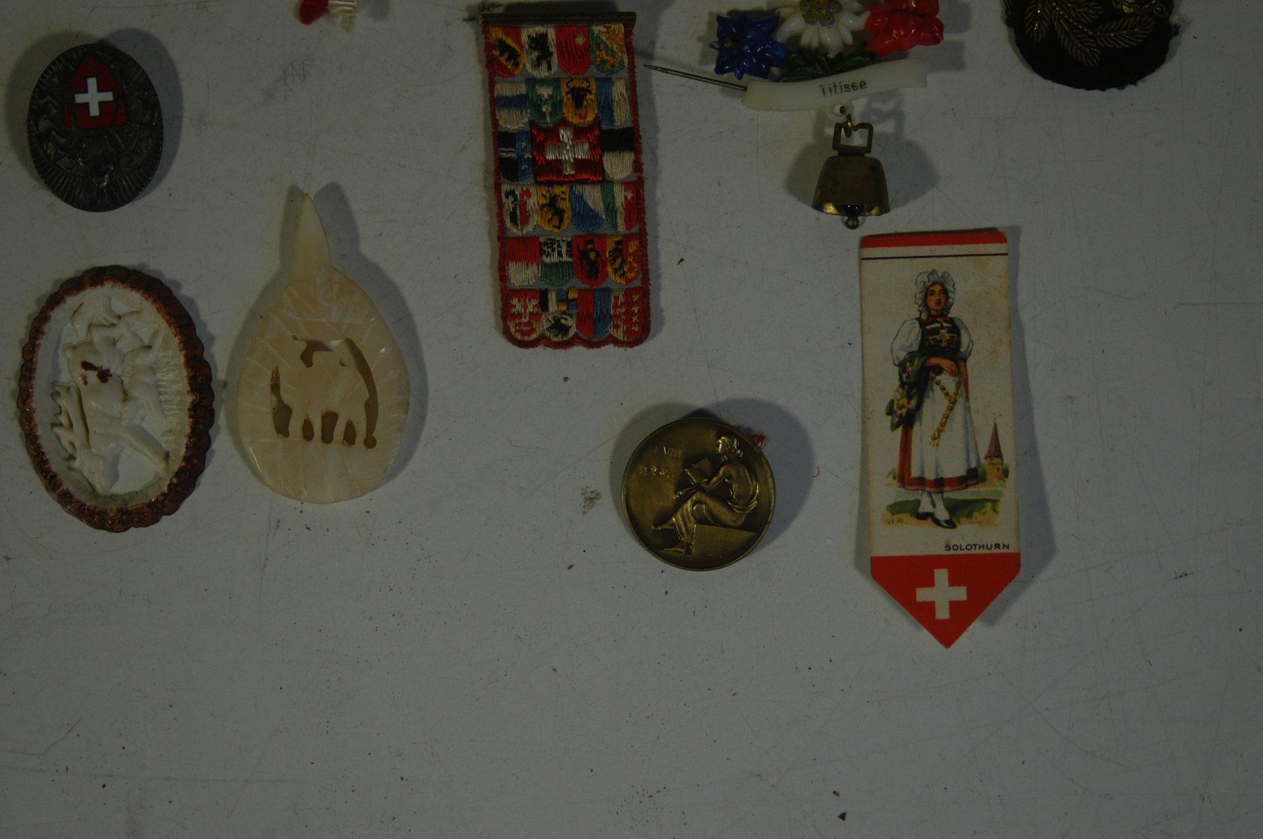 Medaglie: Sammlung: Diverse alte Schweizer Medaillen Anstecker etc. – Usato da Herisau venduto da Wisen 8