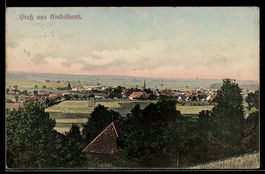AK Hindelbank, Ortsansicht mit Kirche