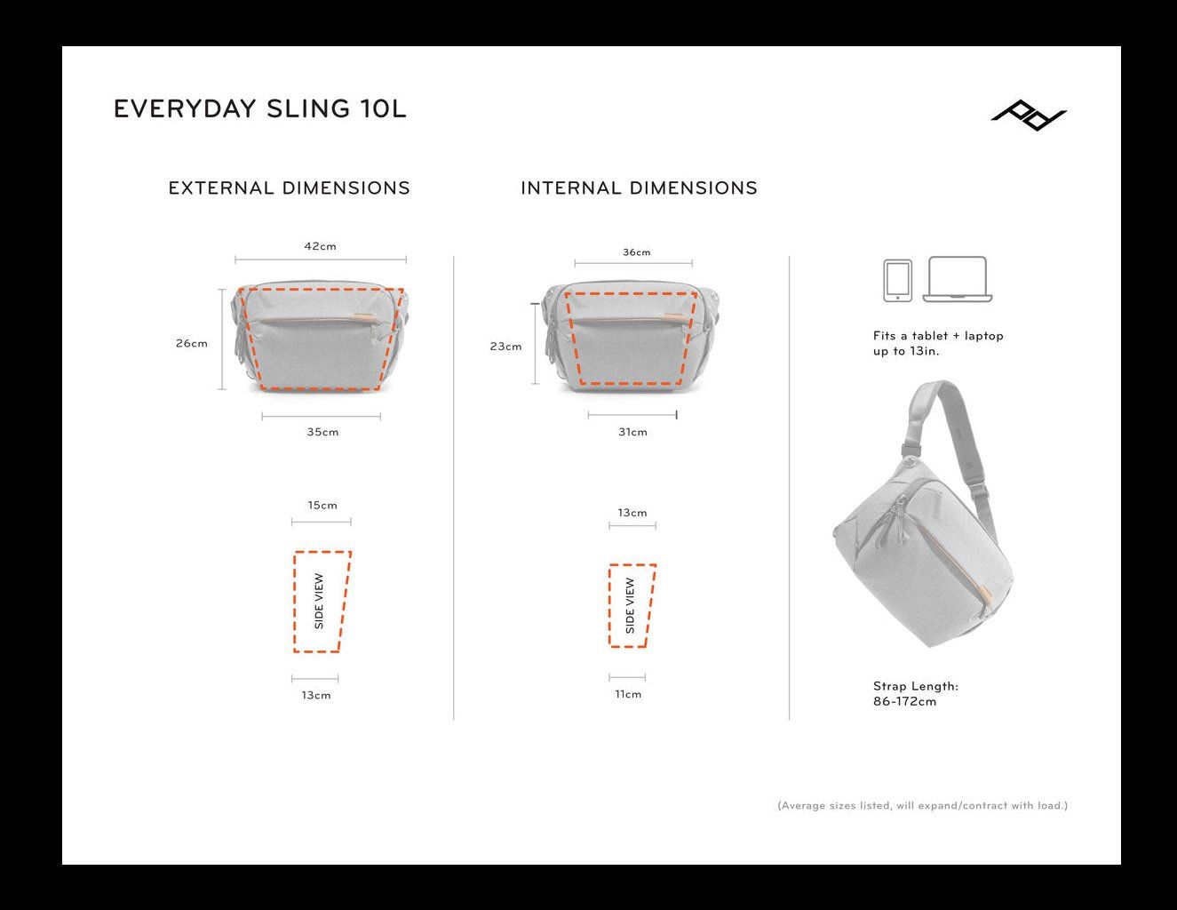 Taschen: PeakDesign Umhängetasche - everyday sling 10L - 1.Gen – Gebraucht aus Sennwald von MicNi 1
