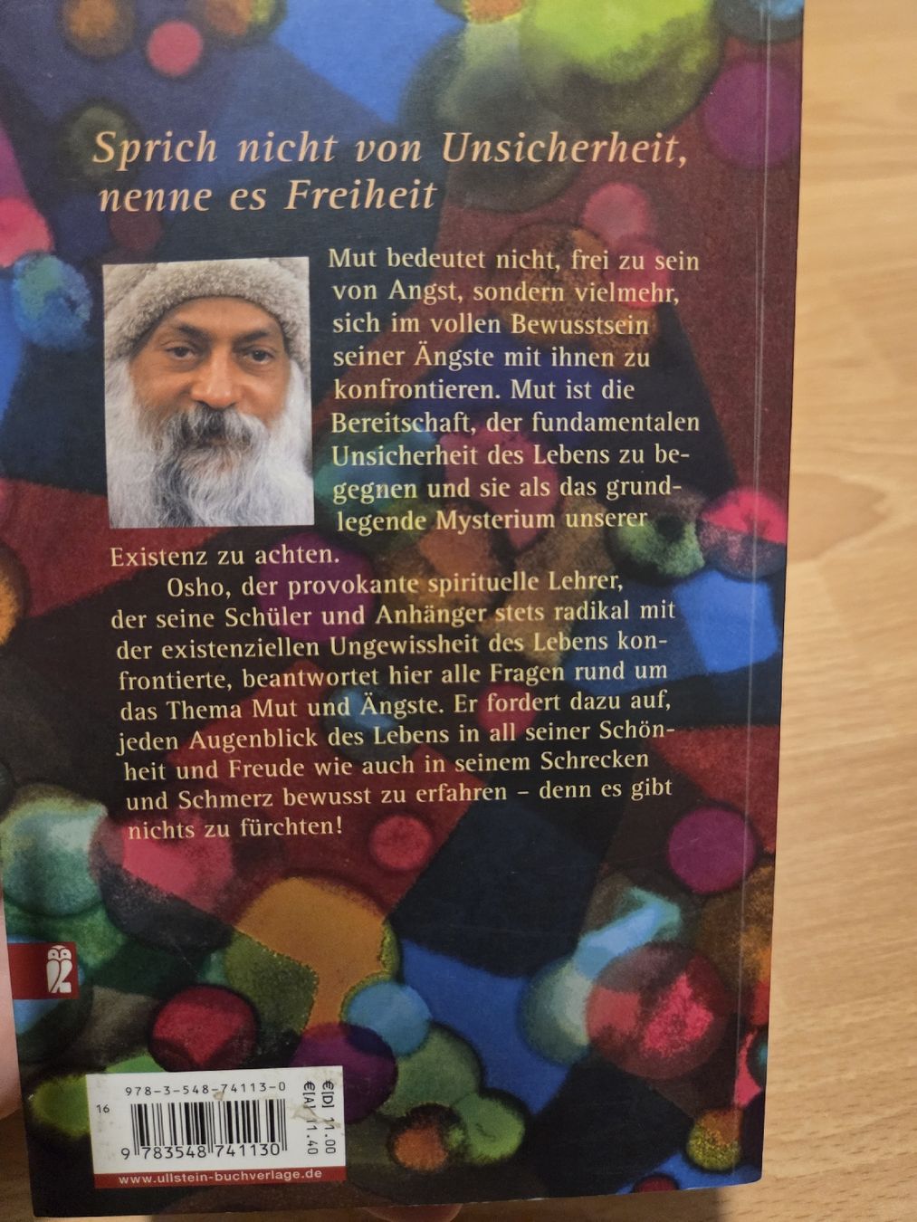 Libri: OSHO Mut: Lebe wild und gefaehrlich - gebraucht – Usato da Derendingen venduto da kar_kwm8 1