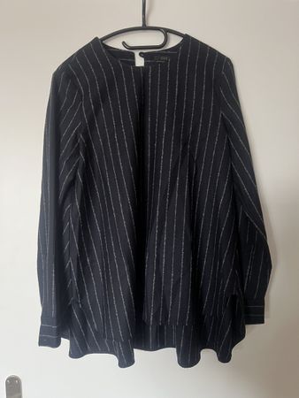 COS Bluse Tunika Gr. 36 / 38 S M gestreift, 100% Wolle