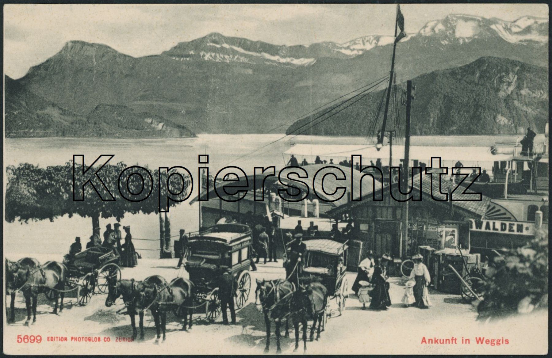 Cartoline postali: LU Weggis - Kutsche - Schiff - Vierwaldstättersee – Nuovo (secondo la descrizione) da Schindellegi venduto da Jonathan77