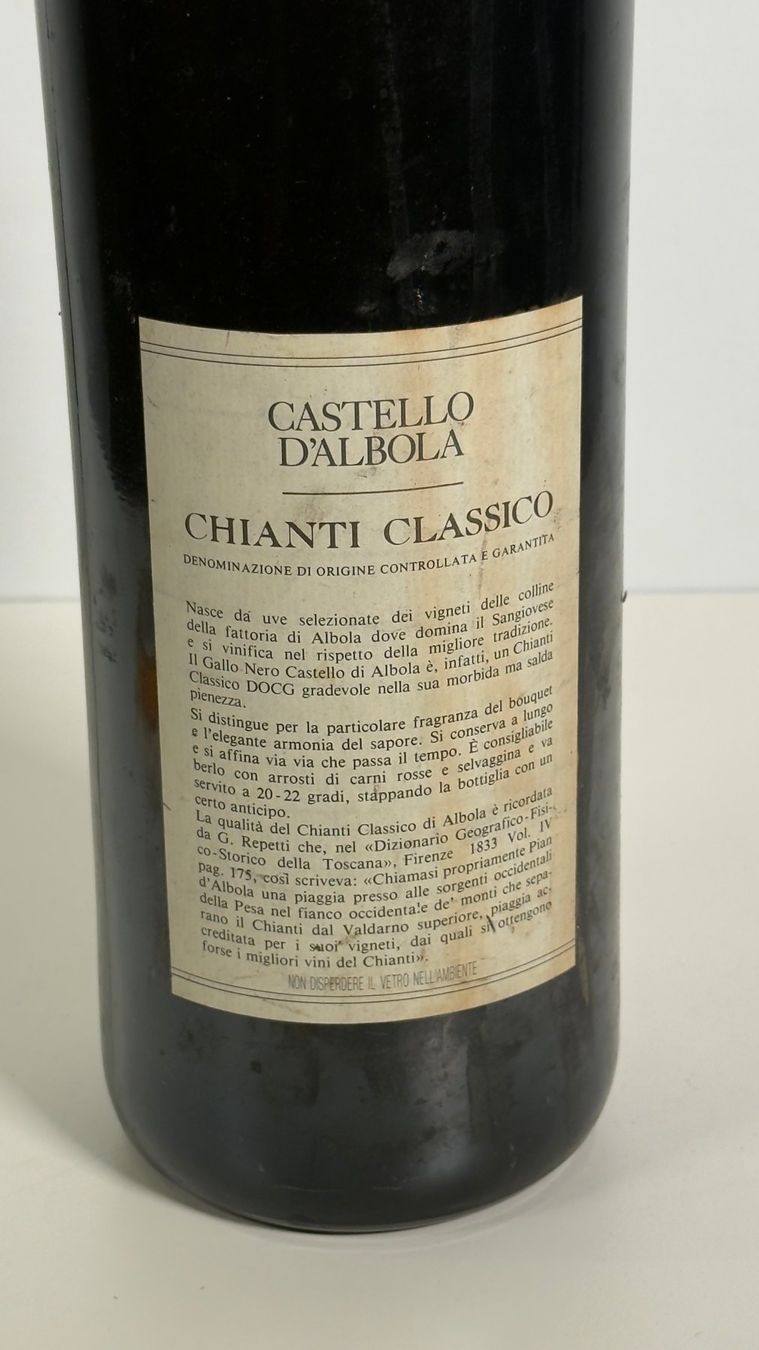 Wein: 1989 Chianti Classico Castello D'Albola 3lt – Gebraucht aus Zürich von Hedwig-steig 5