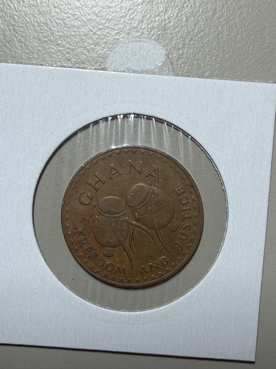 Toutes les monnaies: Ghana - 1 pesewa - 1967 – D'occasion à Payerne par Mike1682 1