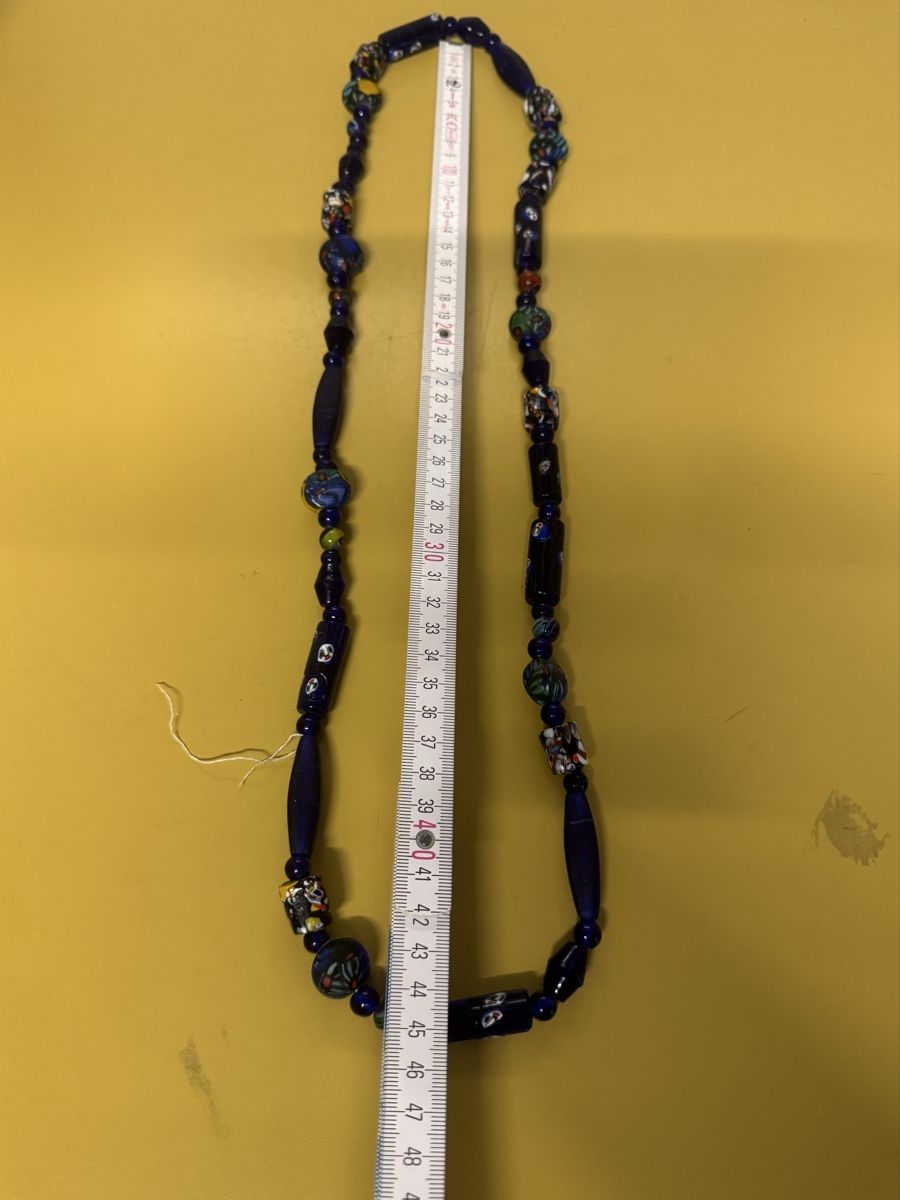 Catenine: Kette mit blauen Glas  – Usato da Schlieren venduto da Freundlich02 5