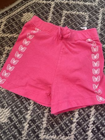 🌷Shorts pink Schmetterling Grösse 80 9-12 Monate🌷