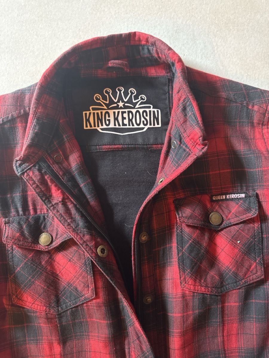 Giacche: Queen Kerosin Kevlar Hemd mit Harley Davidson Patch – Usato da Boltigen venduto da minion87 2