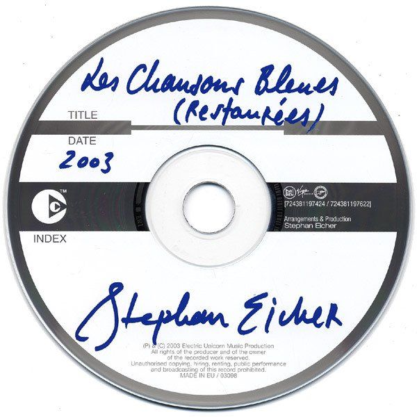CDs: Stephan Eicher LES CHANSONS BLEUES  Noise Boys  Pop Rock 2CD – Gebraucht aus Kandergrund von Sososo 3