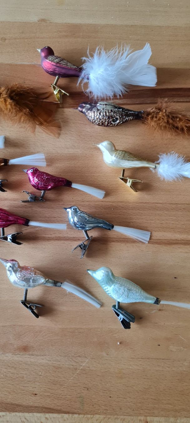 Alle Dekorationen: Vintage Weihnachtsschmuck Vögeli – Gebraucht aus Münsingen von Cuci31 2