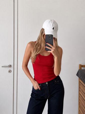 Rotes Tanktop