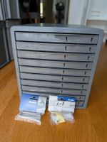 Rotho Bürobox mit 10 Schubladen (Anthrazit)
