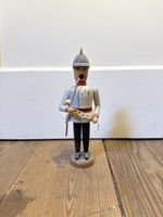 Holzfigur Soldat mit Pfeife Vintage gebrauchter Zustand