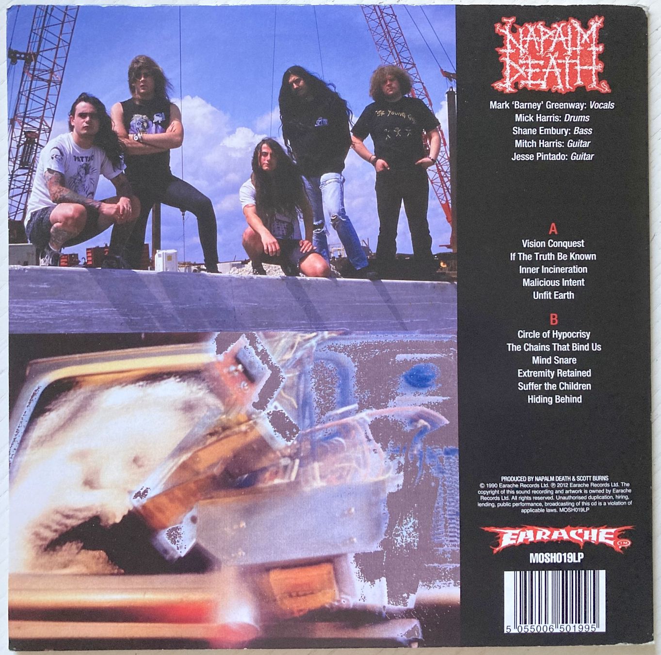 Dischi in vinile: NAPALM DEATH - HARMONY CURRUPTION – Usato da Bottens venduto da hotter-than-hell 2