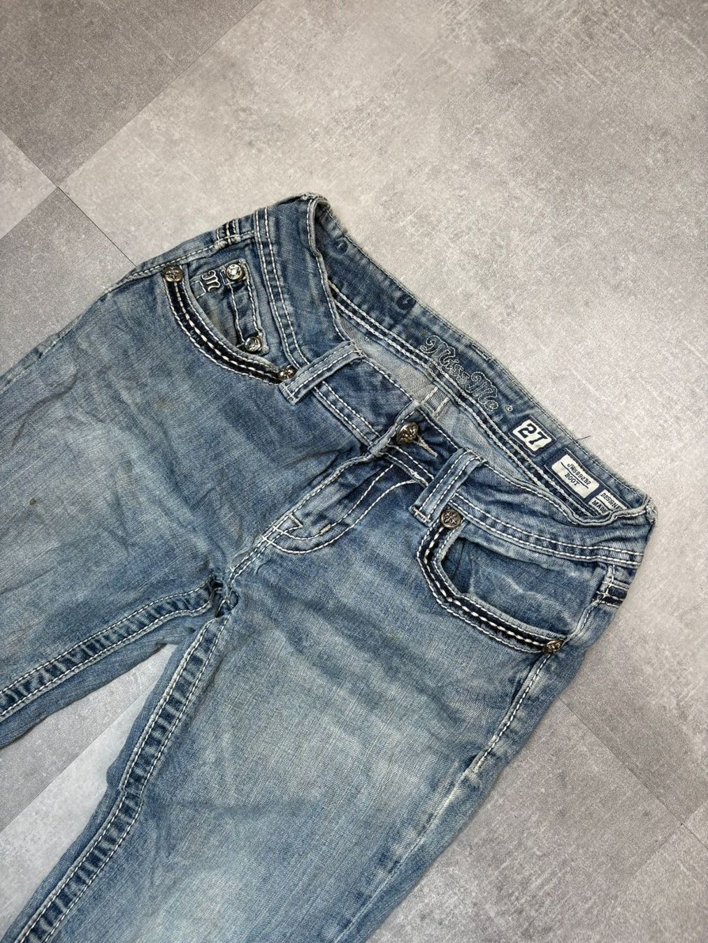 Jeans: Miss Me Bootcut Flared Jeans - Grösse M/27 – Usato da Werdenberg venduto da hase.vintage 3