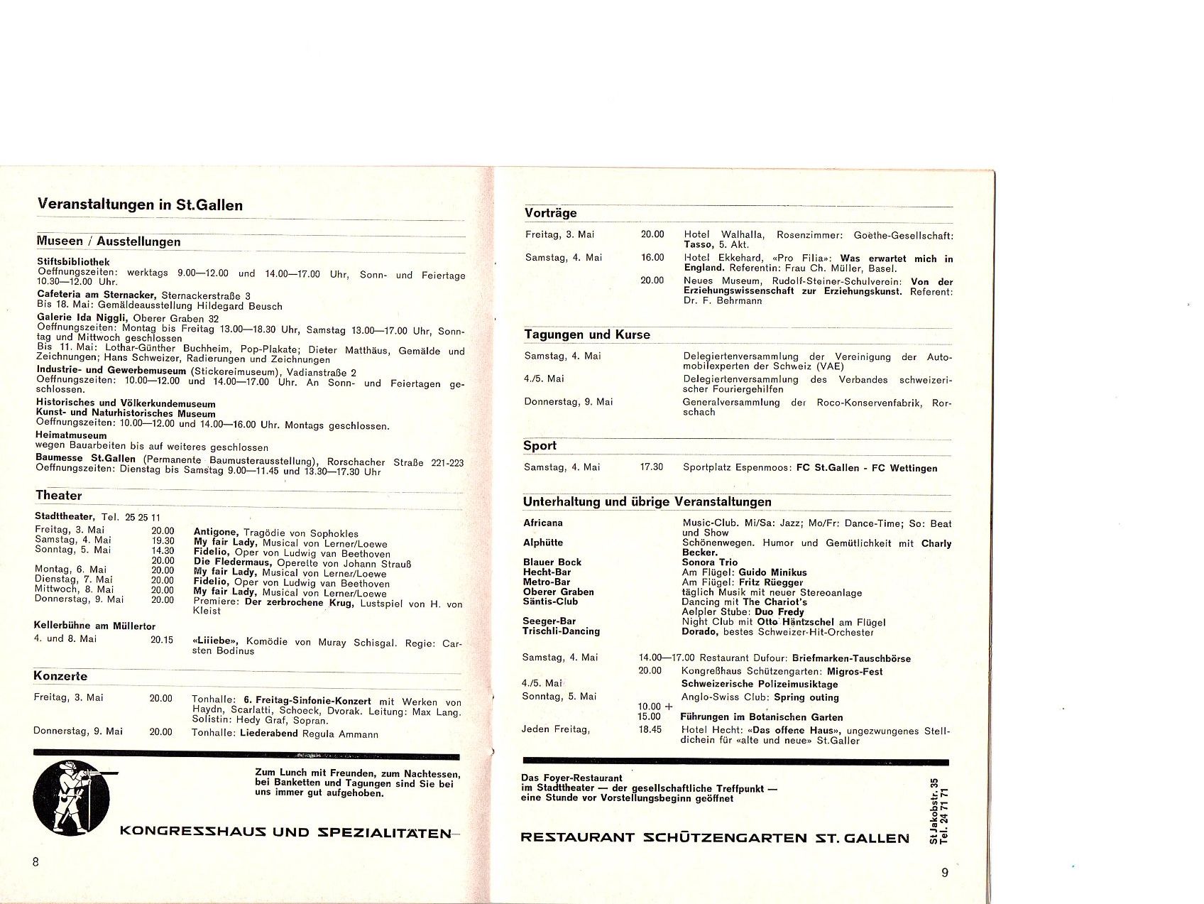 Documenti: Broschüre St. Gallen 1968 – Usato da Mörschwil venduto da aik_x8mc 4