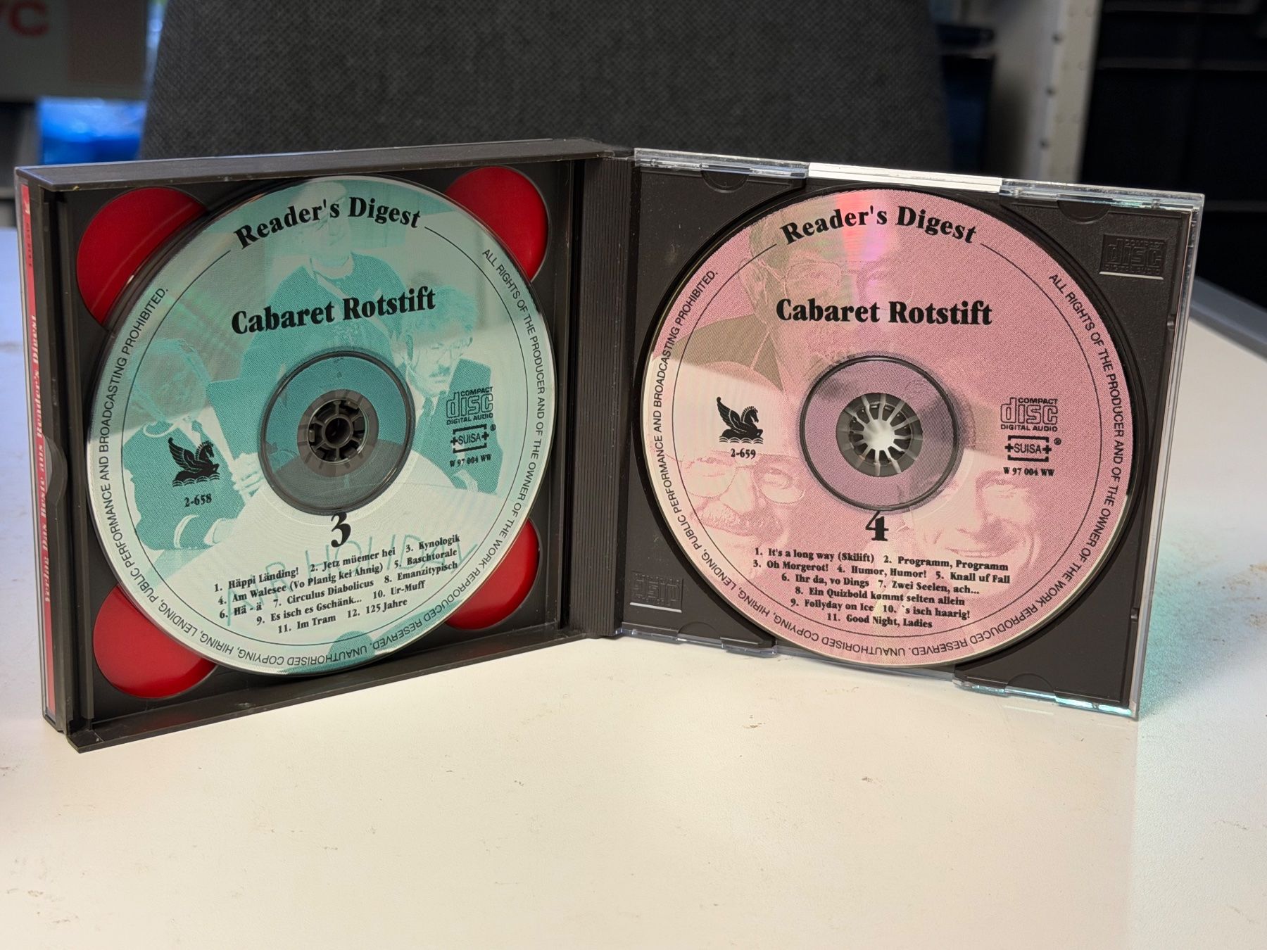 CD: Cabaret Rotstift (4 CD's) - HD23C – Usato da Küsnacht ZH venduto da Jazztilldawn 3