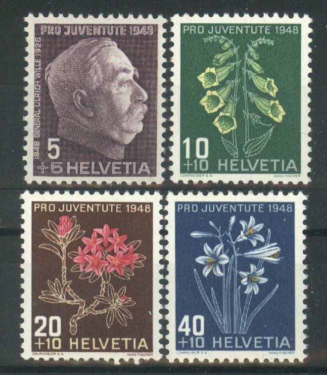 Tutti i francobolli: 1948, Pro Juventute ** (1) – Usato da Willisau venduto da Vollstempel
