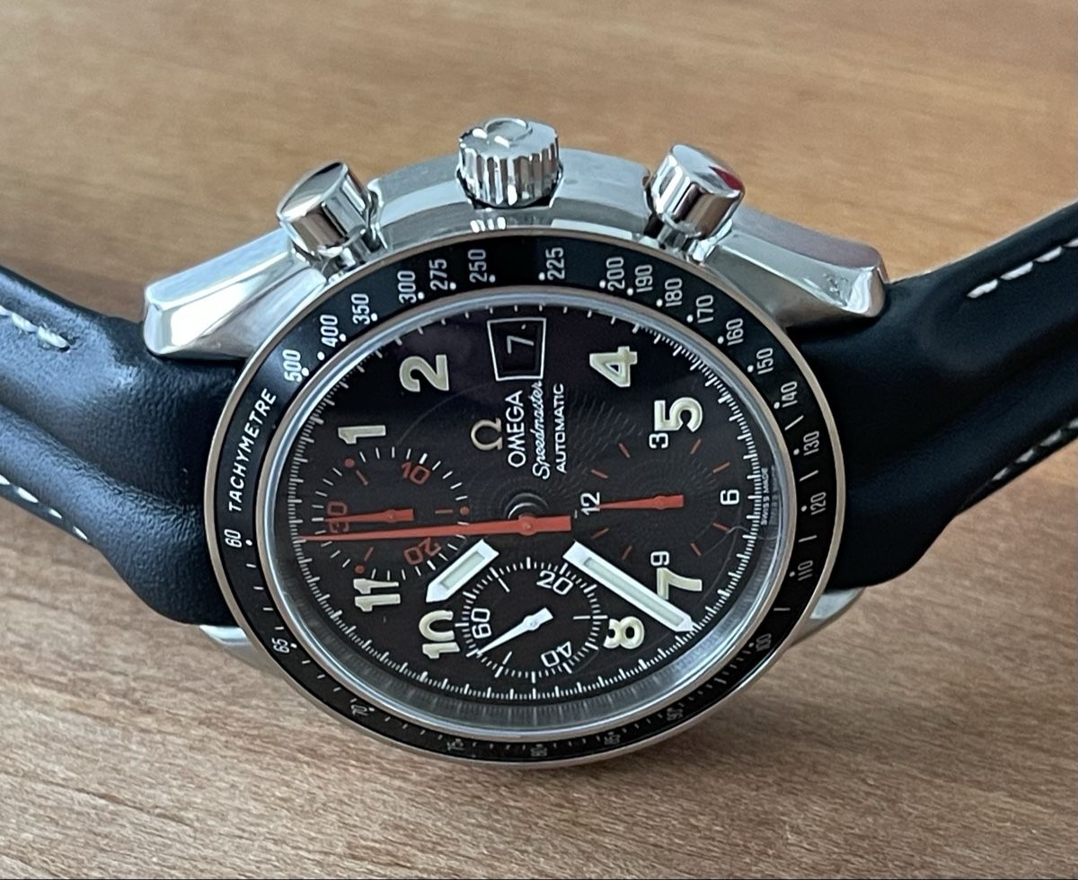 Omega Orologi: 1998 Omega Speedmaster Auto Chrono Ref. 3813.53 revidiert – Usato da Embrach venduto da Canderau 5