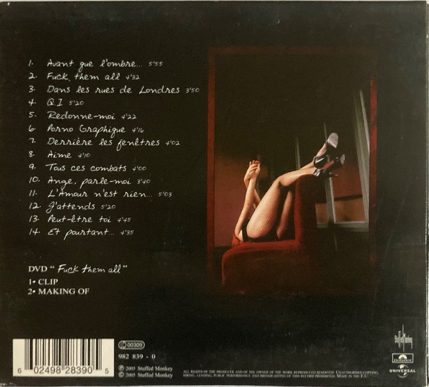 CD: MYLÈNE FARMER - AVANT QUE L'OMBRE.... – Usato da Poliez-Pittet venduto da Newtown-Records 1