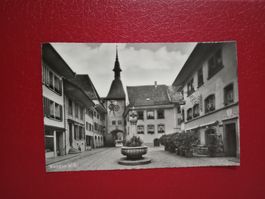 Wangen an der Aare Altstadt Bern s/w Karte