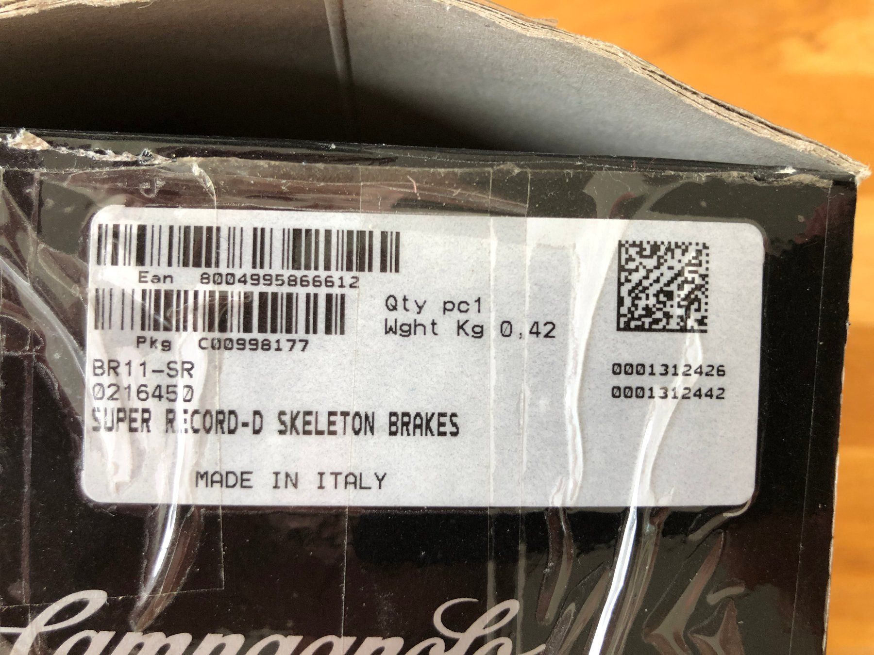 Campagnolo Pezzi di ricambio: Campagnolo Super Record Bremszangen Neu – Nuovo e nell'imballaggio originale da Riehen venduto da flohropax 4