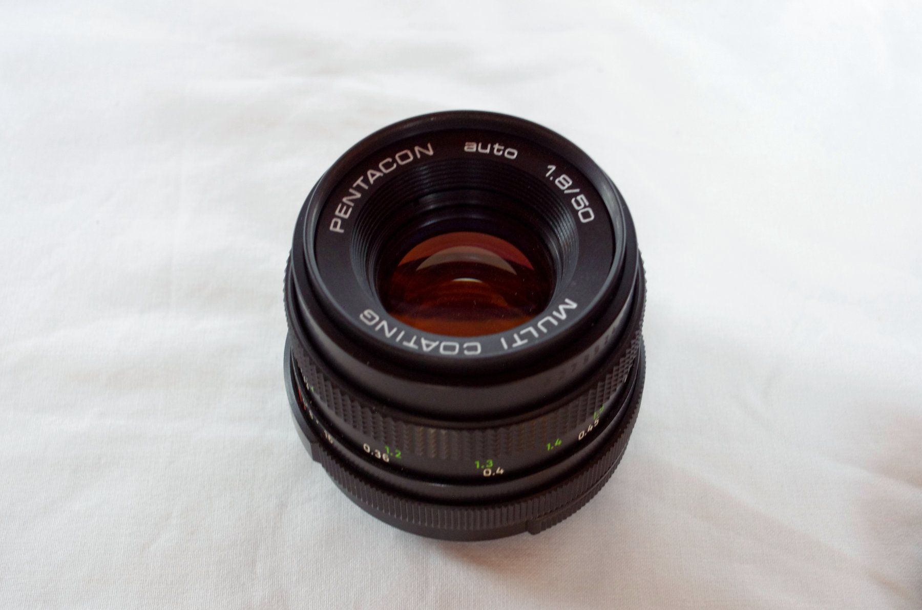 Pentacon Obiettivi: Objektiv Pentacon auto 50 / 1.8 – Difettoso da Sevelen venduto da Wettlersevelen 4