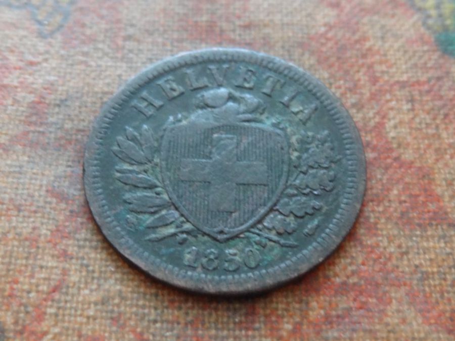Toutes les monnaies: 2 Rp. 1850 – D'occasion à Romanel-sur-Lausanne par Swift13