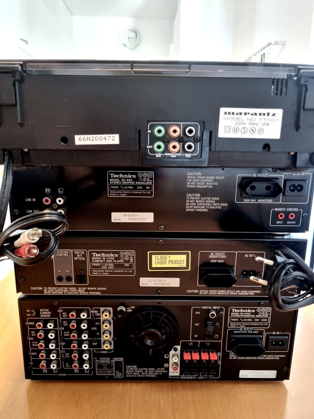Technics Amplificatori: Technics New Class A | Marantz Tangential & Pioneer Boxen – Usato da Basel venduto da thomasscheer 2