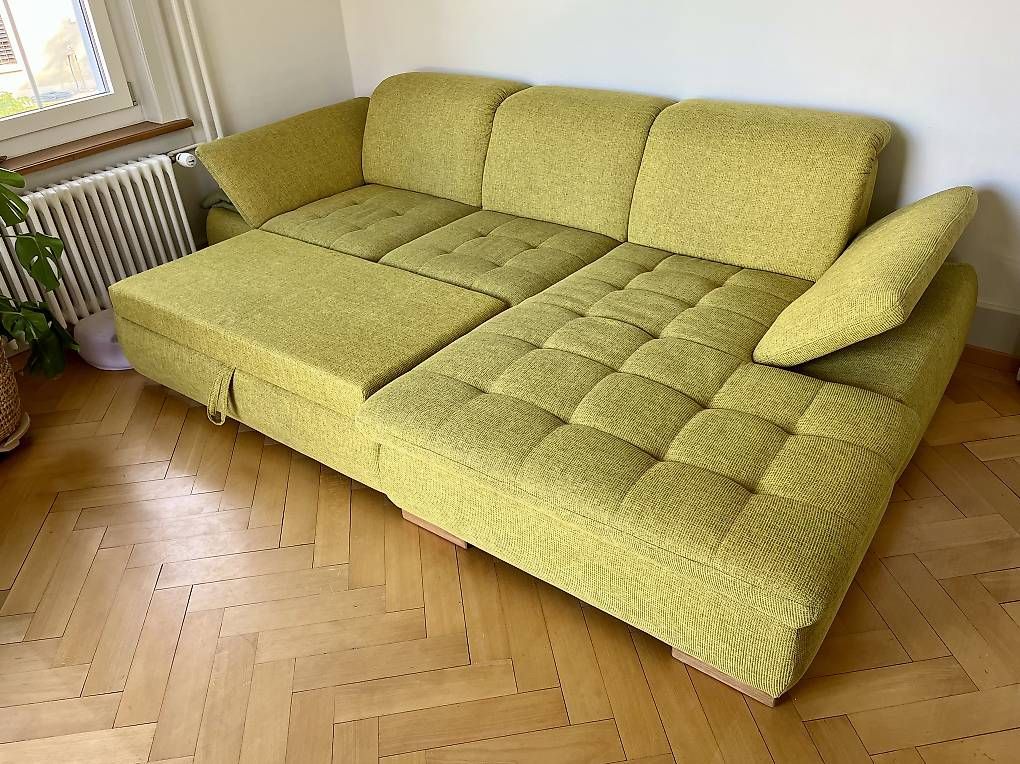 Sofas: Wohnlandschaft mit Bettfunktion & Bettkasten – Gebraucht aus Ennetbaden von Scheppidave 2
