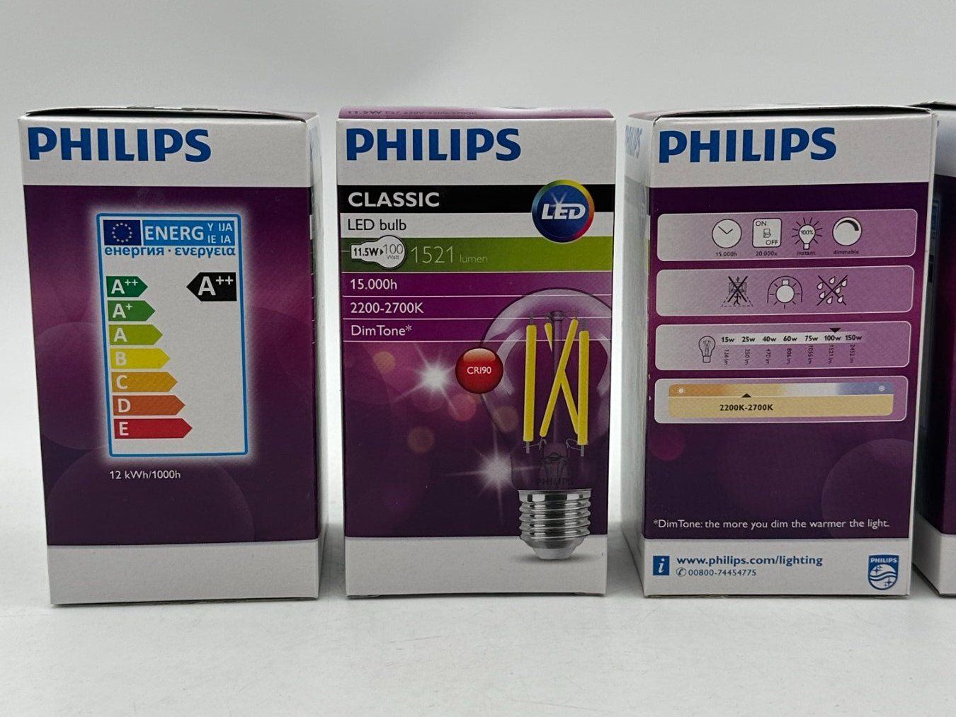 Philips Lampade: Philips LED Leuchtmittel Glühbirne E27 dimmbar Neu – Usato da Luzern venduto da Lager6640 1